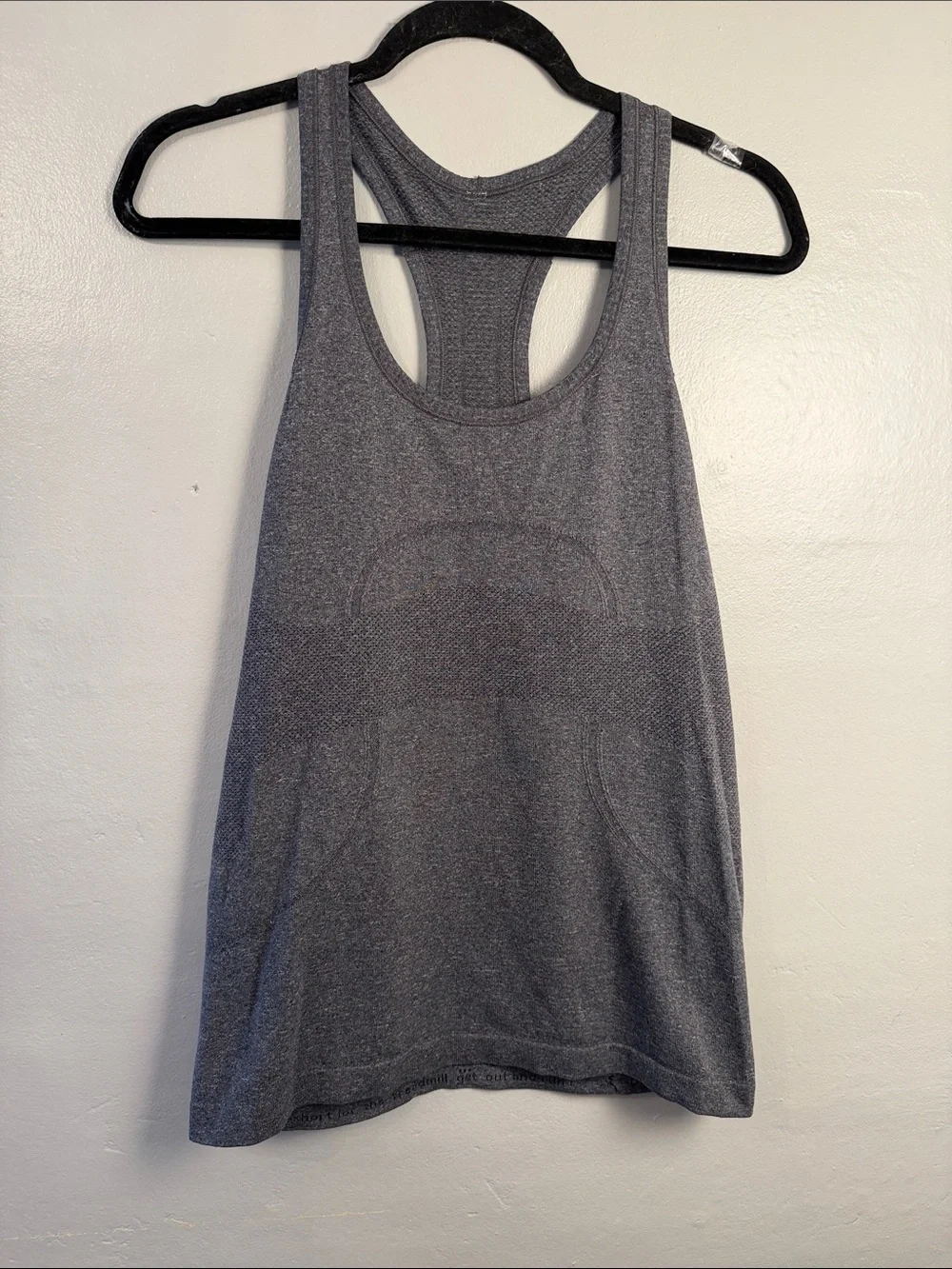 Lululemon Swiftly Tank Women's Gray Racerback Workout size 8